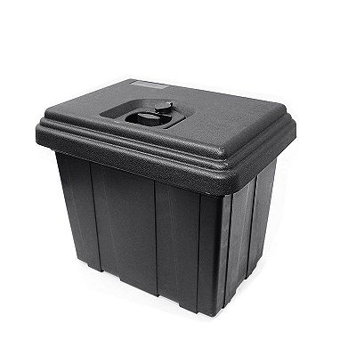 Caixa Plástica de Ferramenta 50 Litros Com Suporte 29 x 42 x 42
