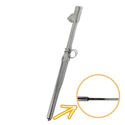 Calibrador de Pneu Duplo Bico Reto 150mm 1/4 Com Medidor