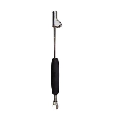 Calibrador Inflador de Pneu Duplo Bico Reto Longo 1/4 - 24cm