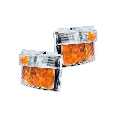 Par Lanterna Pisca Seta Compatível Scania Serie 4 Série 5 124