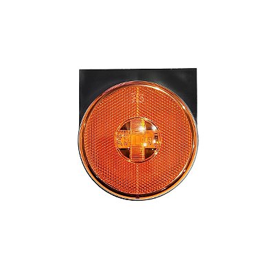 Lanterna Lateral Compatível Carreta Randon Led Com Suporte 12v e 24v