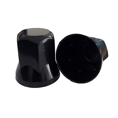 20 UN CAPA PORCA RODA PRETA CHAVE 32MM 33MM CAMINHAO ONIBUS