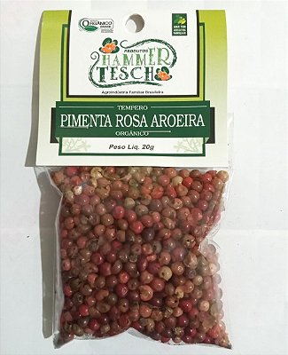 Pimenta rosa orgânico - 20g