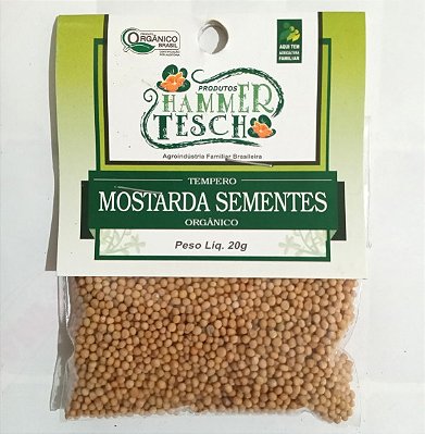 Mostarda em sementes orgânica - 20g