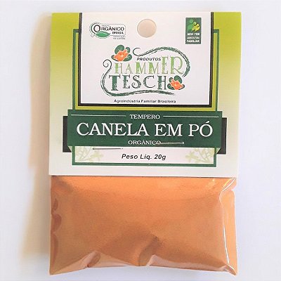 Canela em pó orgânica - 20g