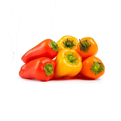 Mini pimentão colorido orgânico - 200g