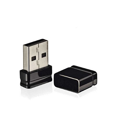 Pendrive Multilaser Nano 32GB, USB 2.0, Preto - PD055