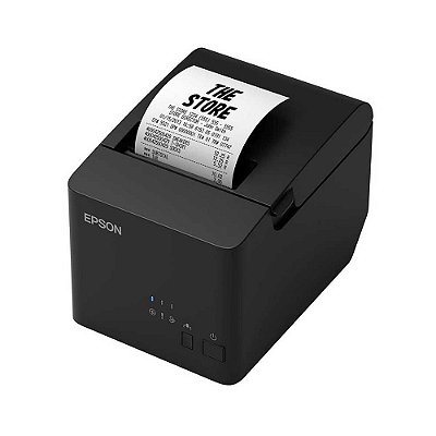 Impressora Não Fiscal Epson TMT20X, USB e Serial, Preta