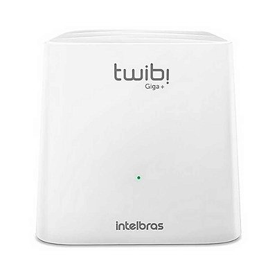 Roteador WiFi Intelbras Twibi Giga+, AC 1200Mbps, Dual Band, Tecnologia Mesh, Branco, (1 un) - 4750078