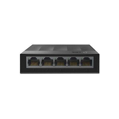 Switch 5 Portas Gigabit TP-LINK, 10/100/1000Mbps, Cinza - LS1005G