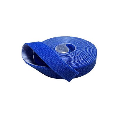Fita Velcro para Organização Seccon, 16mm x 3 metros, Azul - SB-BKB0502-BL