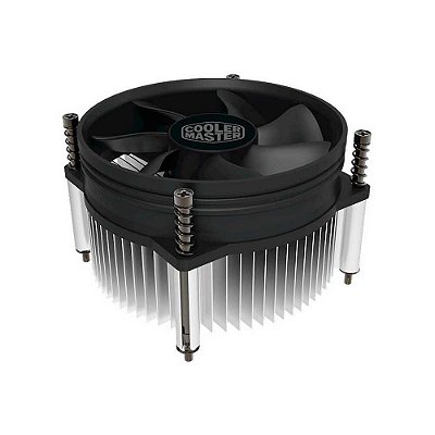 Cooler para Processadores Cooler Master I50, Intel LGA 1156/1155 /1151/1150/1200, Preto - RH-I50-20FK-R1