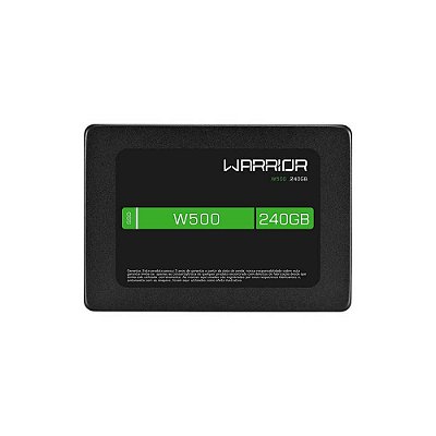SSD Multilaser Warrior W500, 240GB, Sata III - SS210