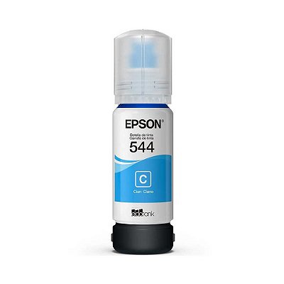 Garrafa de Tinta para Ecotank Epson T544, 65ml, Ciano - T544220-AL