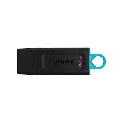 Pendrive Kingston Exodia 64GB, DataTraveler, USB 3.2, Preto - DTX/64GB