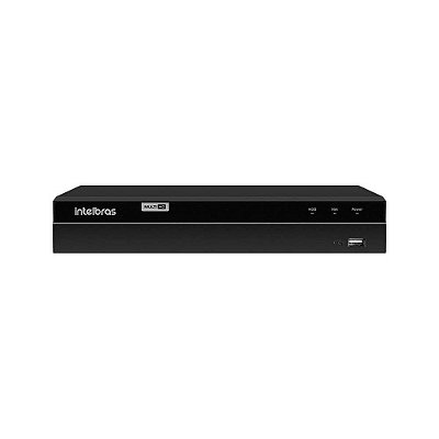 DVR Intelbras MHDX 1208 AM, 8 Canais, HD 720p, Inteligência Artificial, Multi HD, com HD Purple 1TB, Preto - 4580854