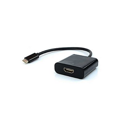 Cabo Adaptador Tipo C para HDMI PlusCable ADP-303BK, Preto - 441031500100