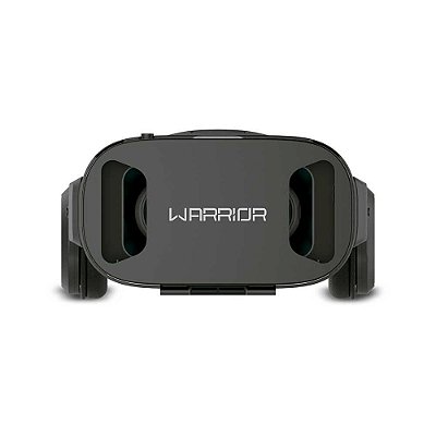 Óculos VR Warrior Hedeon, Realidade Virtual 3D, com Headphone, Preto - JS086