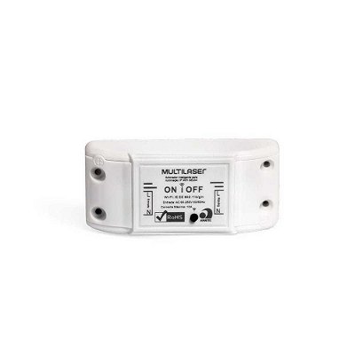 Acionador de Portão Smart WiFi Multilaser LIV, Branco - SE225