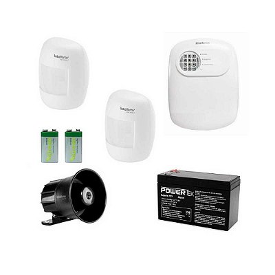 Kit de Alarme Intelbras ANM 24 Net com 2 Sensores sem fio IVP 2000 e Acessórios