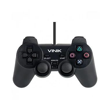 Controle para Computador Vinik Play 2, USB, com Fio, Preto