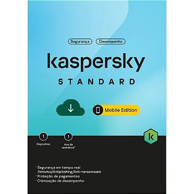 Kaspersky Antivírus Mobile 1 Dispositivo 1 Ano, Digital para Download - KL1048KDAFS