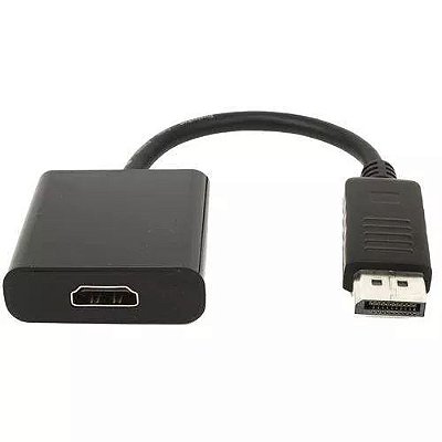 Cabo Adaptador Displayport M para HDMI F PlusCable - ADP-DPHDMI10BK