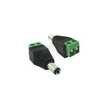 Conector CFTV CAT-5 Borne Macho Plug P4