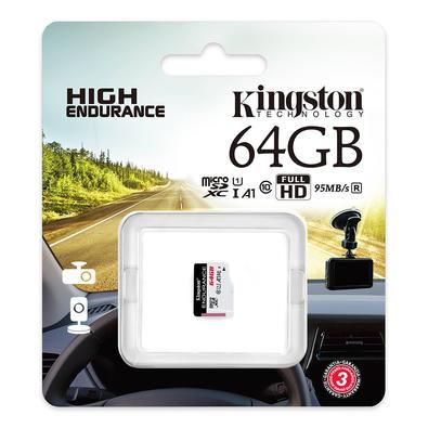 Cartão de Memória 64GB Kingston Endurance, Classe 10