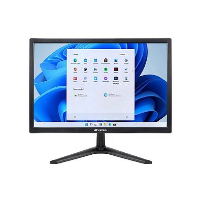 Monitor 19" C3Tech MR-19, Widescreen, VGA e HDMI, LED, Preto