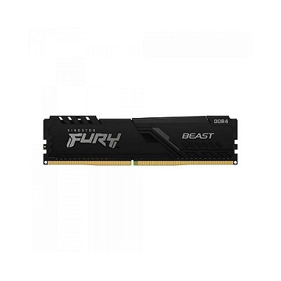 Memória RAM Kingston Fury Beast 8GB DDR4, 3200Mhz, Preto - KF432C16BB/8