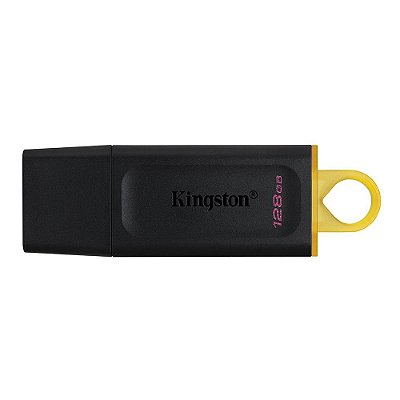 Pendrive Kingston Exodia 128GB, USB 3.2, Preto - DTX/128GB