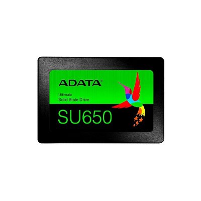 SSD Adata SU650, 480GB, Sata III, Preto, ASU650SS-480GT-R
