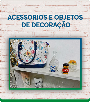 Pequenos objetos de decoração