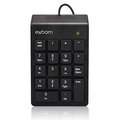 Teclado Numérico - Exbom -BKN30