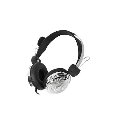 Fone De Ouvido Headset, Microfone P2, Prata - Ley-301