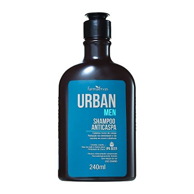 Shampoo Anticaspa Masculino Urban Men Limpeza Profunda 240ml
