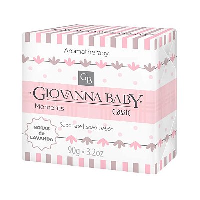 Sabonete barra Giovanna Baby Moments Classic Pele Perfumada