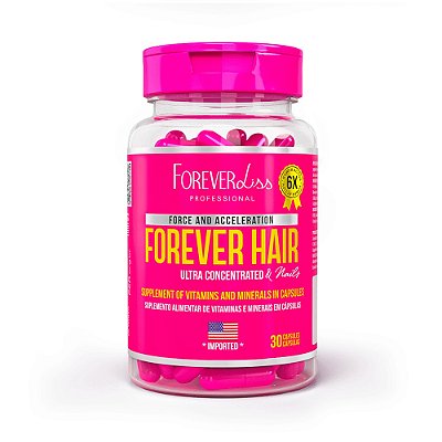 Suplemento Vitaminico Ultra Concentrado Forever Hair c/30cps