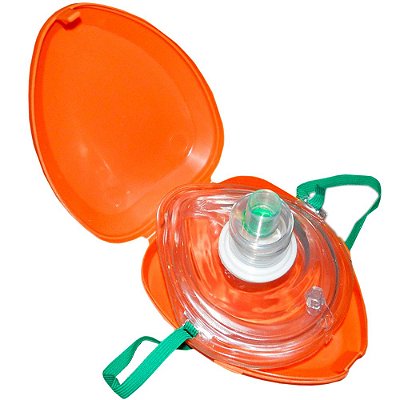 Máscara de Oxigênio Pocket RCP com Válvula, Filtro e Estojo MD