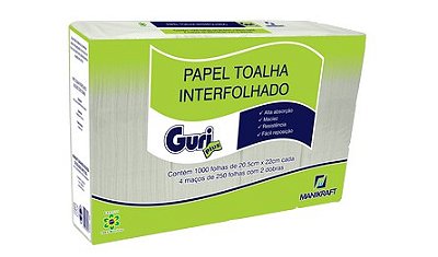 Papel Toalha Interfolhado Guri Plus  Manikraft