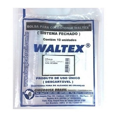 Bolsa de Colostomia - Pct c/ 10 unidades | Waltex