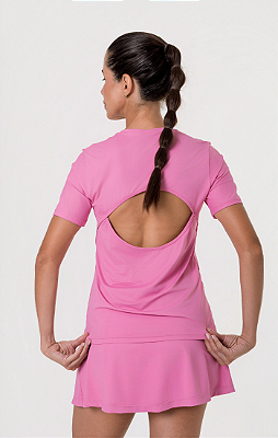 Camiseta T Shirt Open Pink Lemonade