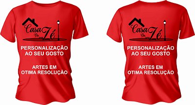 KIT 50 CAMISETAS PERSONALIZADAS - 90005