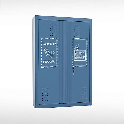 ESTACAO DE BLOQUEIO COM 30 GANCHOS AZUL CS2010A - BRADY