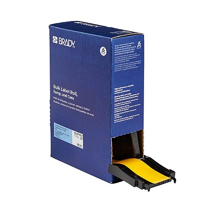 ETIQUETA MAGNETICA POLIESTER AMARELA M710 1POL X 25FT (25.40 MMX 7.62 M) BM7C-1000-509-YL - BRADY