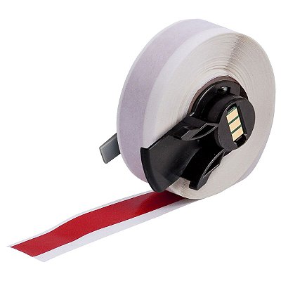 ETIQUETA BMP61 / M611 / M610 B-595 VINIL VERMELHO 12.7MM X 1