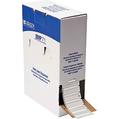 ETIQUETA PERMASLEEVE BRANCA BMP71 / M710 1.7" X 0.2" (44,83MM X 5,97MM) R.BM-125-175-342 - BRADY