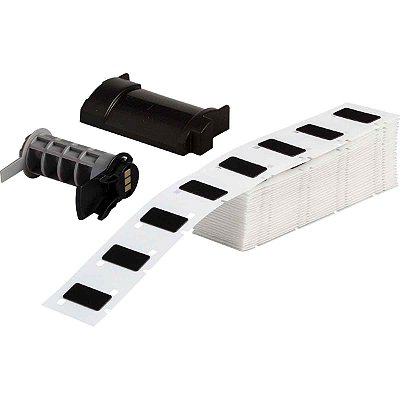 ETIQUETA BMP61/M611/M610 PORTA DE PAINEL PRETA 1.060" X 0.049" (27MM X 12.5MM) M6-171-593-BK - BRADY