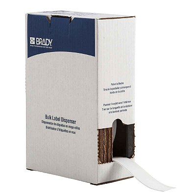 ETIQUETA TOUGHWASH BMP71/M710 POLIESTER BRANCO IDENT. DE METAL 1.000"X75' BM7C-1000-854-WT BRADY